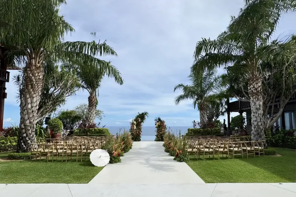 stone bali wedding
